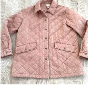 Like new Joie oversized quilted jacket pink size s/m